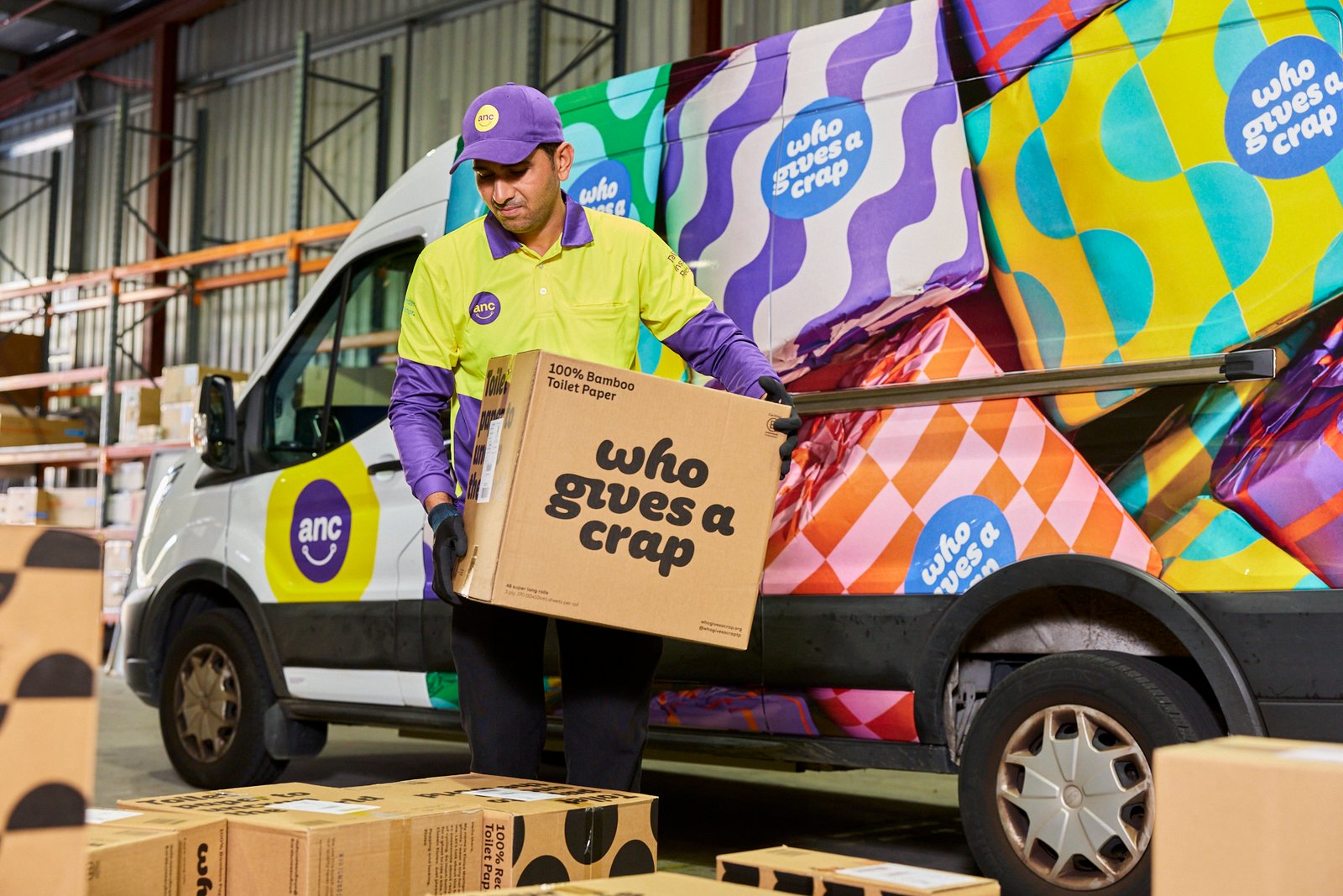 Cross-docking from NET to ANC in Canberra for last-mile delivery with electric vans